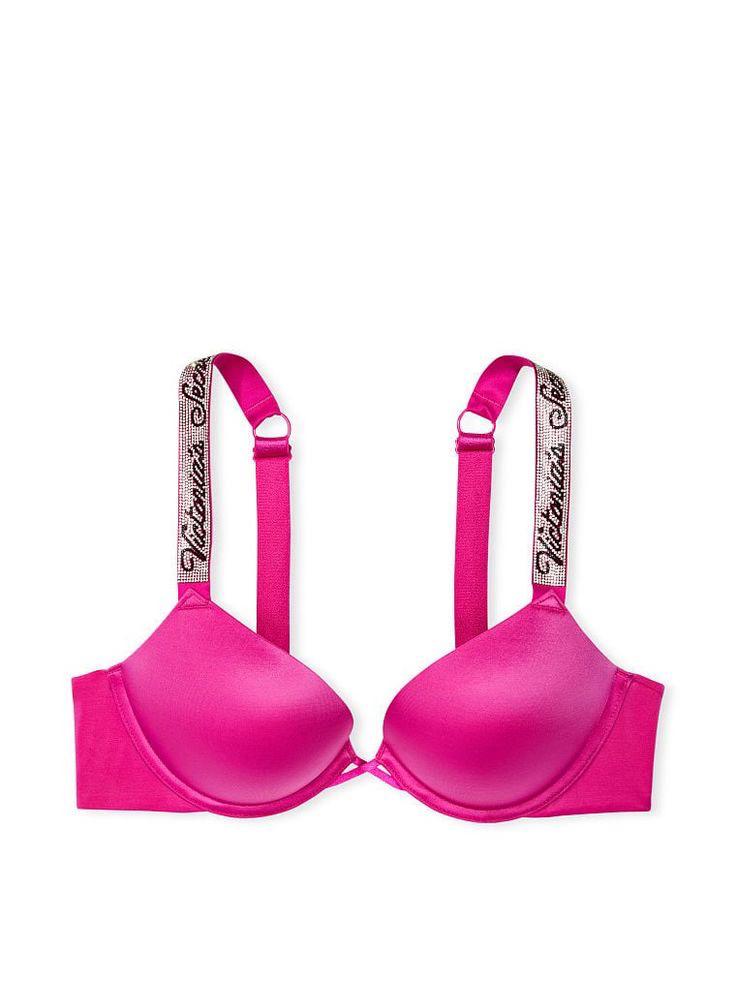 Shine Strap Push-Up Set - Fuchsia | Victoria's Secret